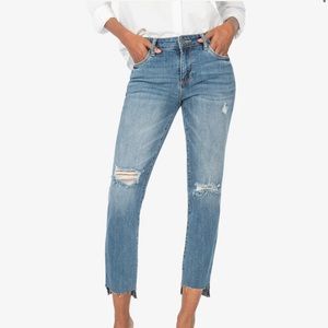 Kut from the Kloth Reese ankle straight leg. Ideally wash. Size 0